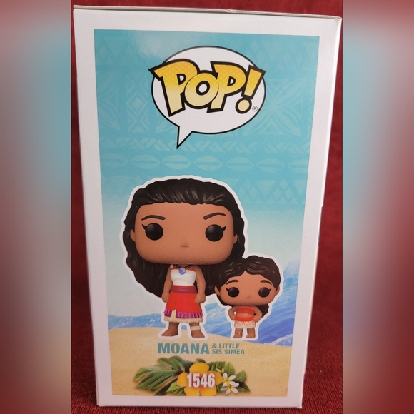 Moana & little sis simea funko # 1546 (nib) With pop protector - Picture 6 of 7